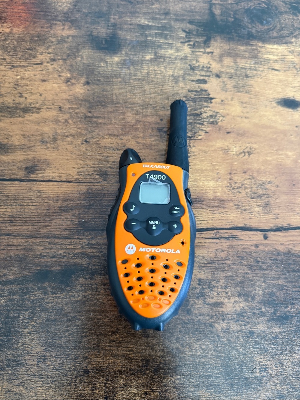 Motorola Orange & Black Talkabout T4900 Two-Way Radio